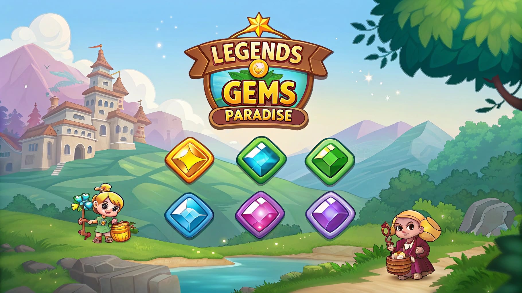 Legends of the Gems Paradise Bonusfunktionen